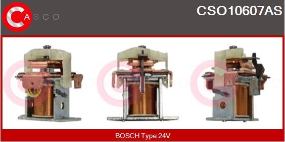 Casco CSO10607AS - Магнитен превключвател, стартер vvparts.bg