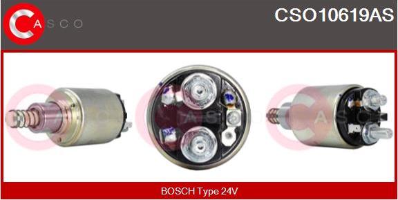 Casco CSO10619AS - Магнитен превключвател, стартер vvparts.bg