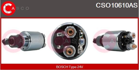 Casco CSO10610AS - Магнитен превключвател, стартер vvparts.bg