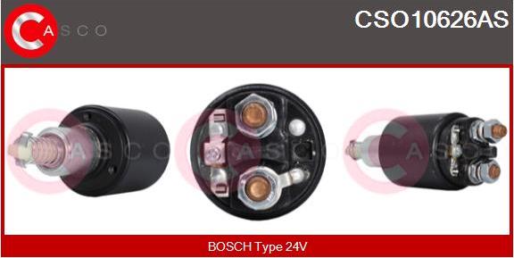 Casco CSO10626AS - Магнитен превключвател, стартер vvparts.bg