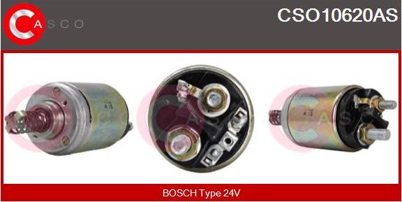 Casco CSO10620AS - Магнитен превключвател, стартер vvparts.bg