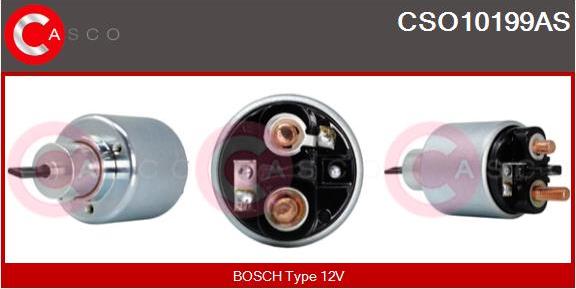Casco CSO10199AS - Магнитен превключвател, стартер vvparts.bg