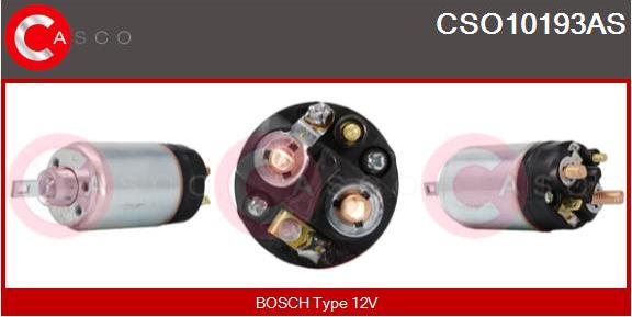 Casco CSO10193AS - Магнитен превключвател, стартер vvparts.bg