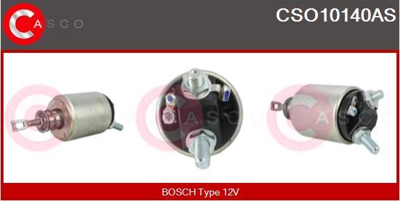 Casco CSO10140AS - Магнитен превключвател, стартер vvparts.bg