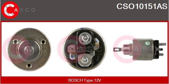 Casco CSO10151AS - Магнитен превключвател, стартер vvparts.bg