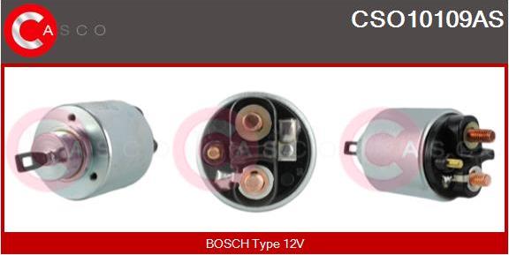 Casco CSO10109AS - Магнитен превключвател, стартер vvparts.bg