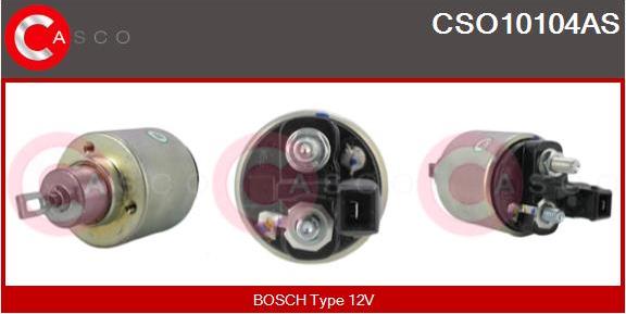 Casco CSO10104AS - Магнитен превключвател, стартер vvparts.bg