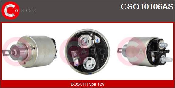 Casco CSO10106AS - Магнитен превключвател, стартер vvparts.bg