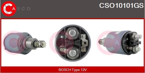 Casco CSO10101GS - Магнитен превключвател, стартер vvparts.bg