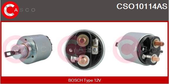 Casco CSO10114AS - Магнитен превключвател, стартер vvparts.bg