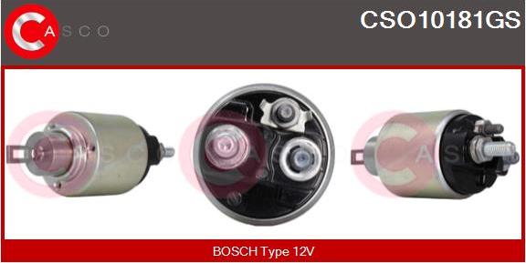 Casco CSO10181GS - Магнитен превключвател, стартер vvparts.bg