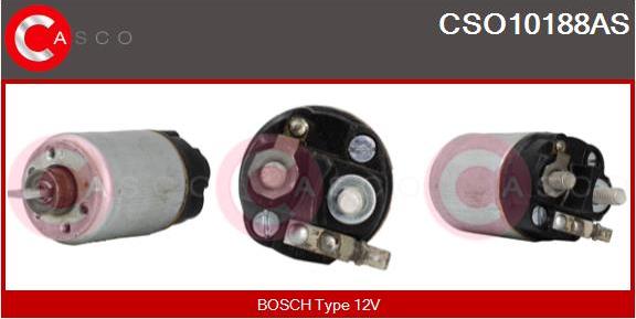 Casco CSO10188AS - Магнитен превключвател, стартер vvparts.bg