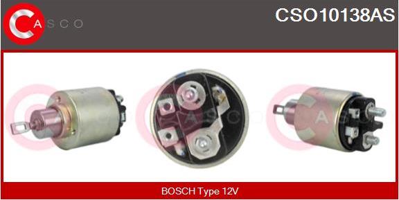 Casco CSO10138AS - Магнитен превключвател, стартер vvparts.bg