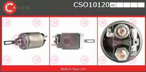 Casco CSO10120AS - Магнитен превключвател, стартер vvparts.bg