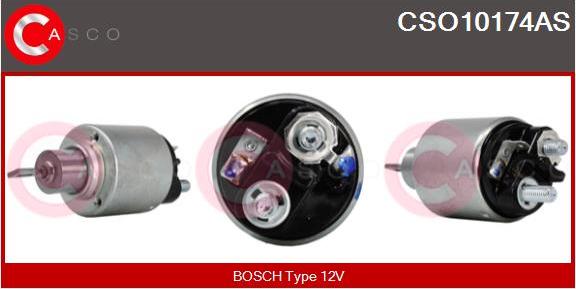 Casco CSO10174AS - Магнитен превключвател, стартер vvparts.bg