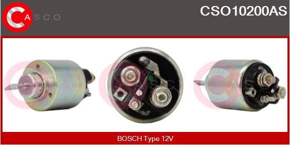 Casco CSO10200AS - Магнитен превключвател, стартер vvparts.bg