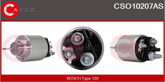 Casco CSO10207AS - Магнитен превключвател, стартер vvparts.bg