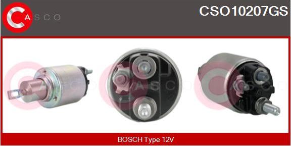 Casco CSO10207GS - Магнитен превключвател, стартер vvparts.bg