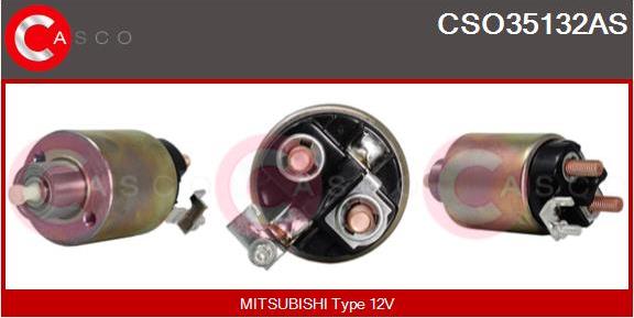 Casco CSO35132AS - Магнитен превключвател, стартер vvparts.bg