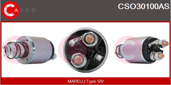 Casco CSO30100AS - Магнитен превключвател, стартер vvparts.bg