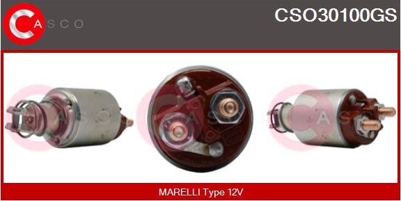 Casco CSO30100GS - Магнитен превключвател, стартер vvparts.bg