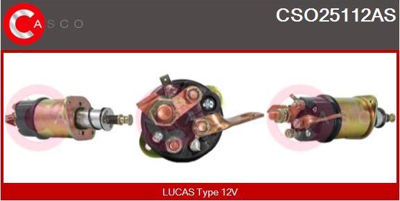 Casco CSO25112AS - Магнитен превключвател, стартер vvparts.bg