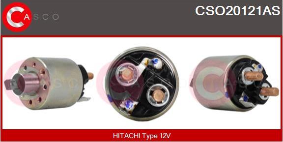 Casco CSO20121AS - Магнитен превключвател, стартер vvparts.bg