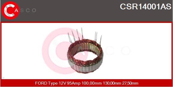 Casco CSR14001AS - Статор, генератор vvparts.bg