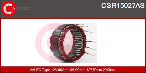Casco CSR15027AS - Статор, генератор vvparts.bg