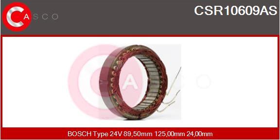 Casco CSR10609AS - Статор, генератор vvparts.bg