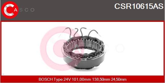 Casco CSR10615AS - Статор, генератор vvparts.bg