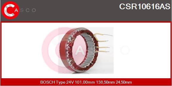 Casco CSR10616AS - Статор, генератор vvparts.bg