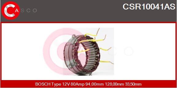 Casco CSR10041AS - Статор, генератор vvparts.bg