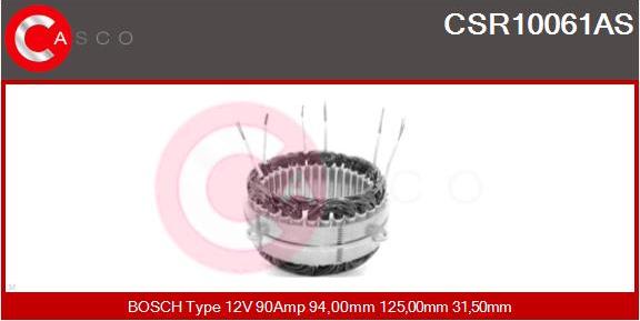 Casco CSR10061AS - Статор, генератор vvparts.bg