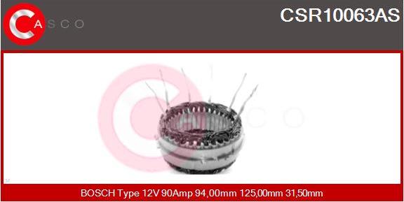 Casco CSR10063AS - Статор, генератор vvparts.bg