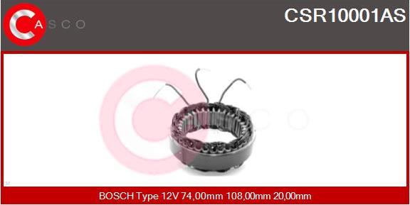 Casco CSR10001AS - Статор, генератор vvparts.bg