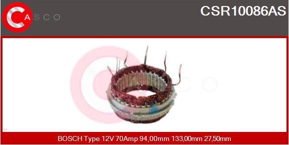 Casco CSR10086AS - Статор, генератор vvparts.bg