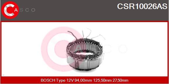 Casco CSR10026AS - Статор, генератор vvparts.bg