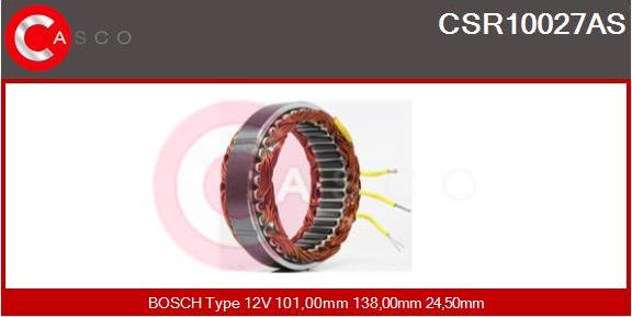 Casco CSR10027AS - Статор, генератор vvparts.bg