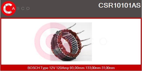 Casco CSR10101AS - Статор, генератор vvparts.bg
