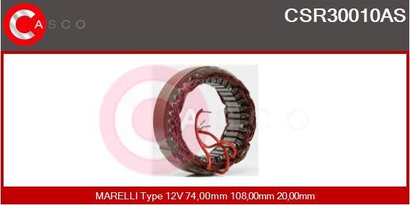 Casco CSR30010AS - Статор, генератор vvparts.bg