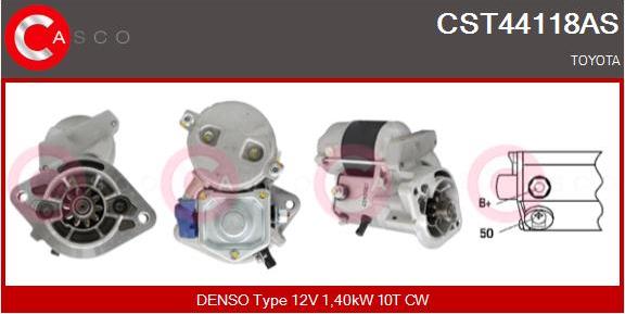 Casco CST44118AS - Стартер vvparts.bg