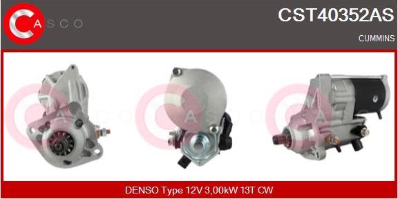 Casco CST40352AS - Стартер vvparts.bg