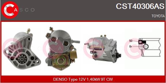 Casco CST40306AS - Стартер vvparts.bg