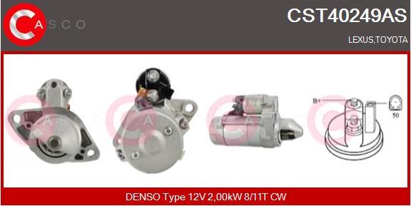 Casco CST40249AS - Стартер vvparts.bg