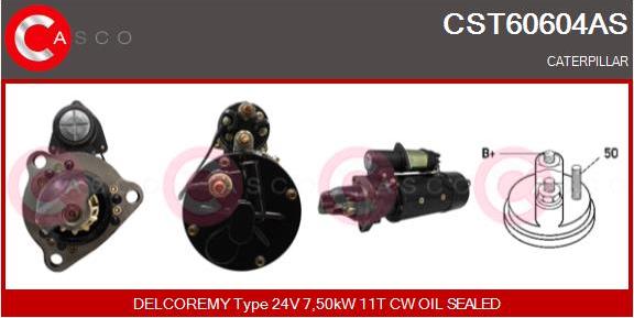 Casco CST60604AS - Стартер vvparts.bg