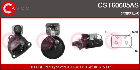 Casco CST60605AS - Стартер vvparts.bg