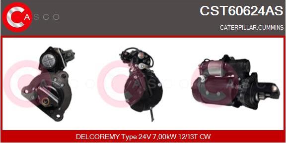 Casco CST60624AS - Стартер vvparts.bg