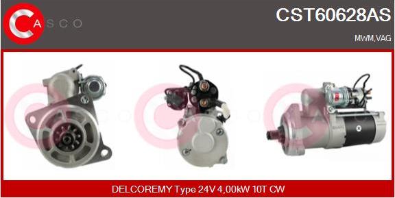 Casco CST60628AS - Стартер vvparts.bg