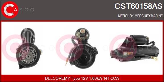 Casco CST60158AS - Стартер vvparts.bg